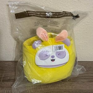 Squishmallows Penny the Purple and White Panda Easter Basket
